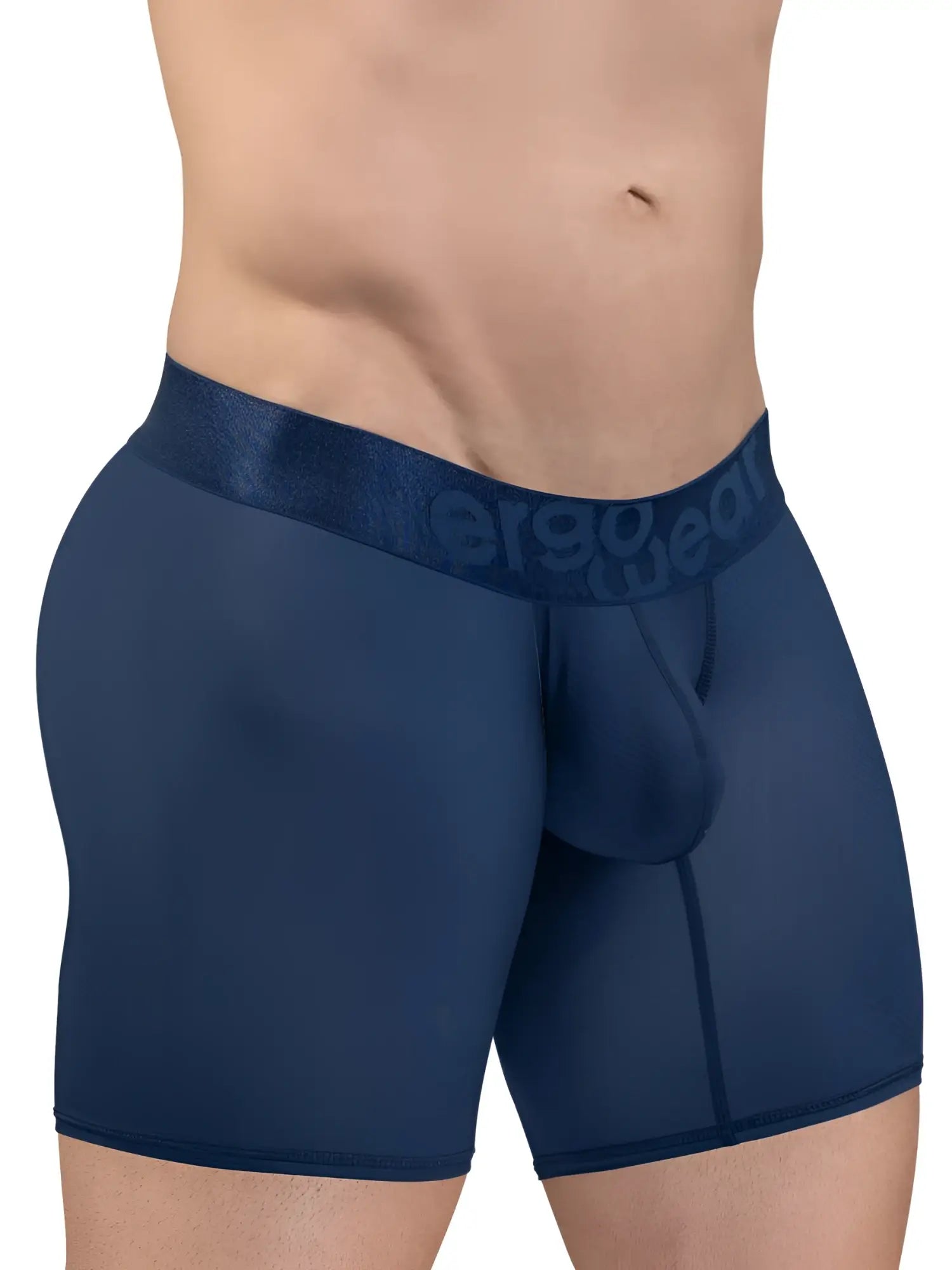 Navy blue ergo wear ew1815 max bold se ergonomic boxer briefs with textured waistband for all day comfort