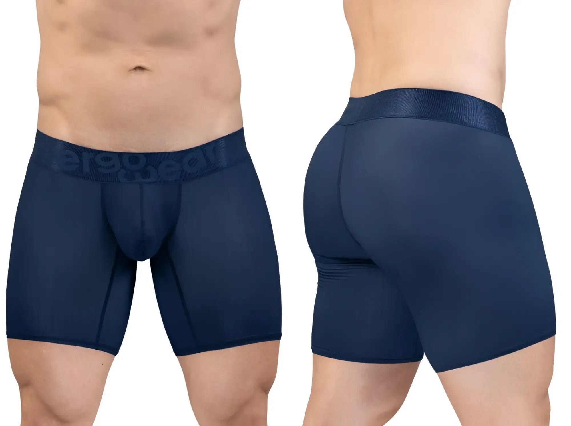 Navy blue ergo gear men’s boxer briefs ew1815 max bold se with textured waistband for comfortable everyday wear
