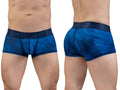 ErgoWear ew1818 max bold se trunks in mid blue feature blue patterned fabric with a textured waistband for comfort