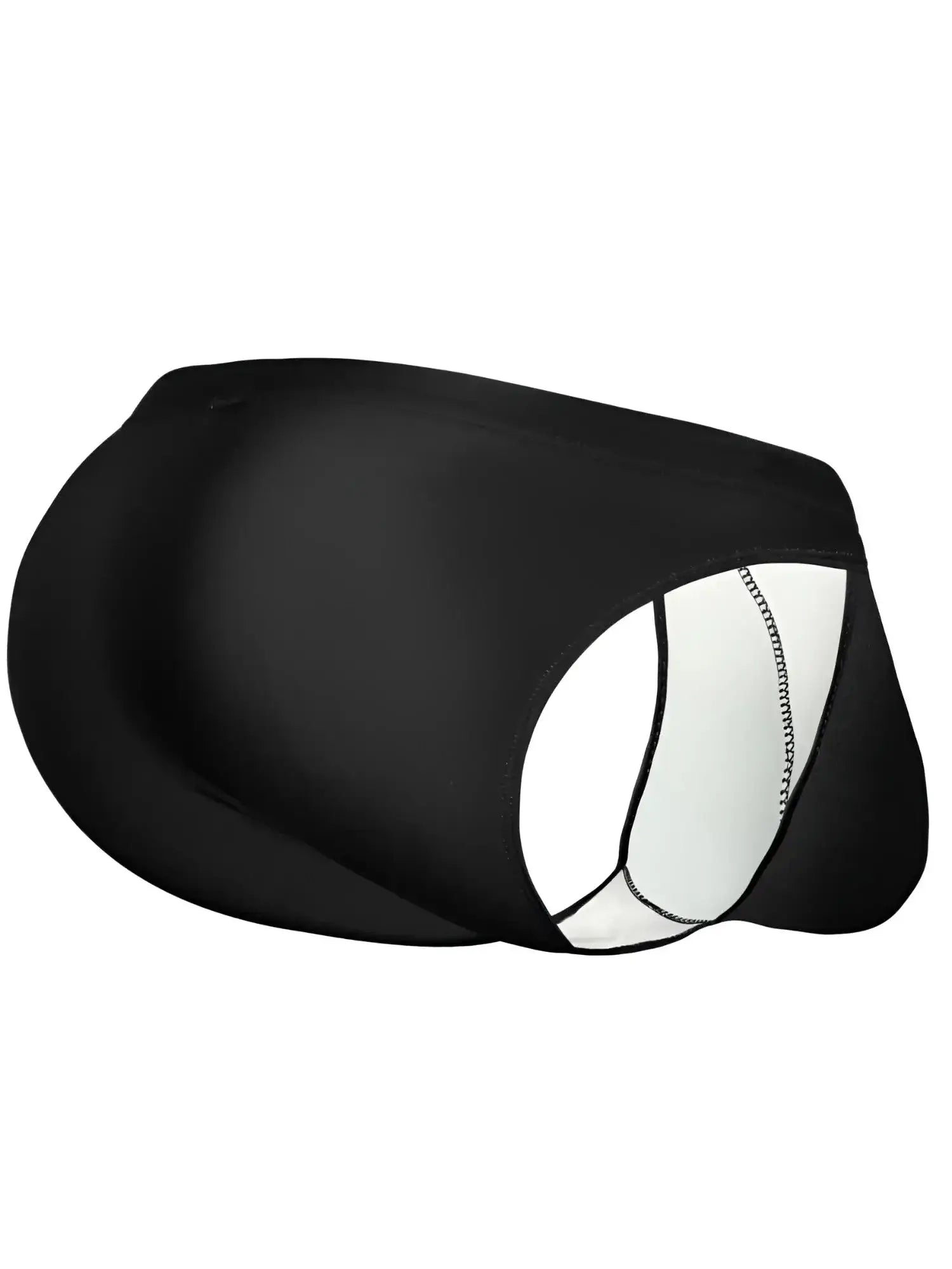 ErgoWear EW1831 X4D SW Swim Bikini in black, side view of the product.