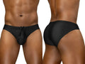 ErgoWear EW1831 X4D SW Swim Bikini in black, showing front and back views on a model.