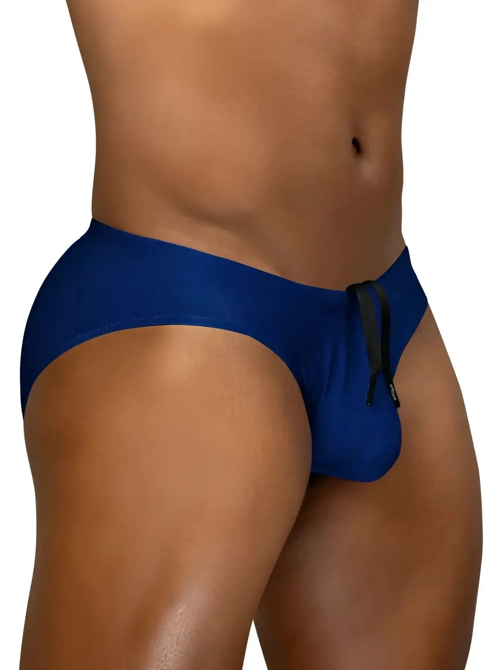 Side view of ErgoWear EW1833 X4D SW swim bikini in blue indigo.