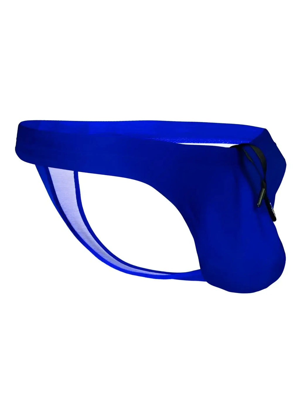 Side view of ErgoWear EW1834 X4D SW Swim Thong in Skydiver blue.