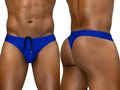 ErgoWear EW1834 X4D Swim Thongs in Skydiver, showing front and back views on a model.