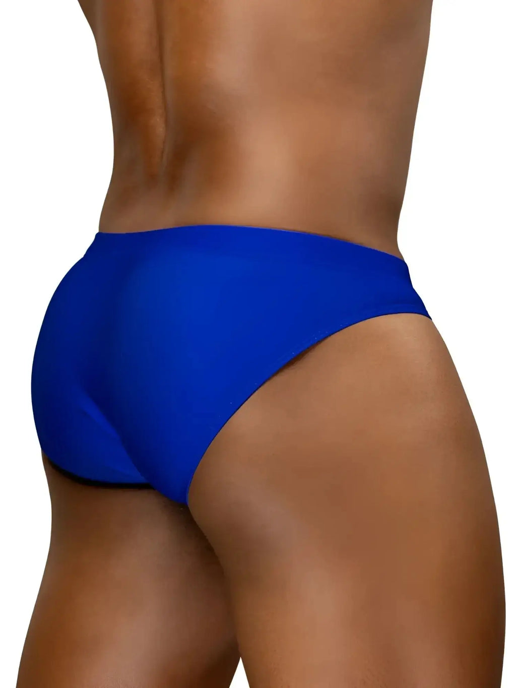 ErgoWear EW1835 X4D swim bikini in Skydiver blue, back view on a model.