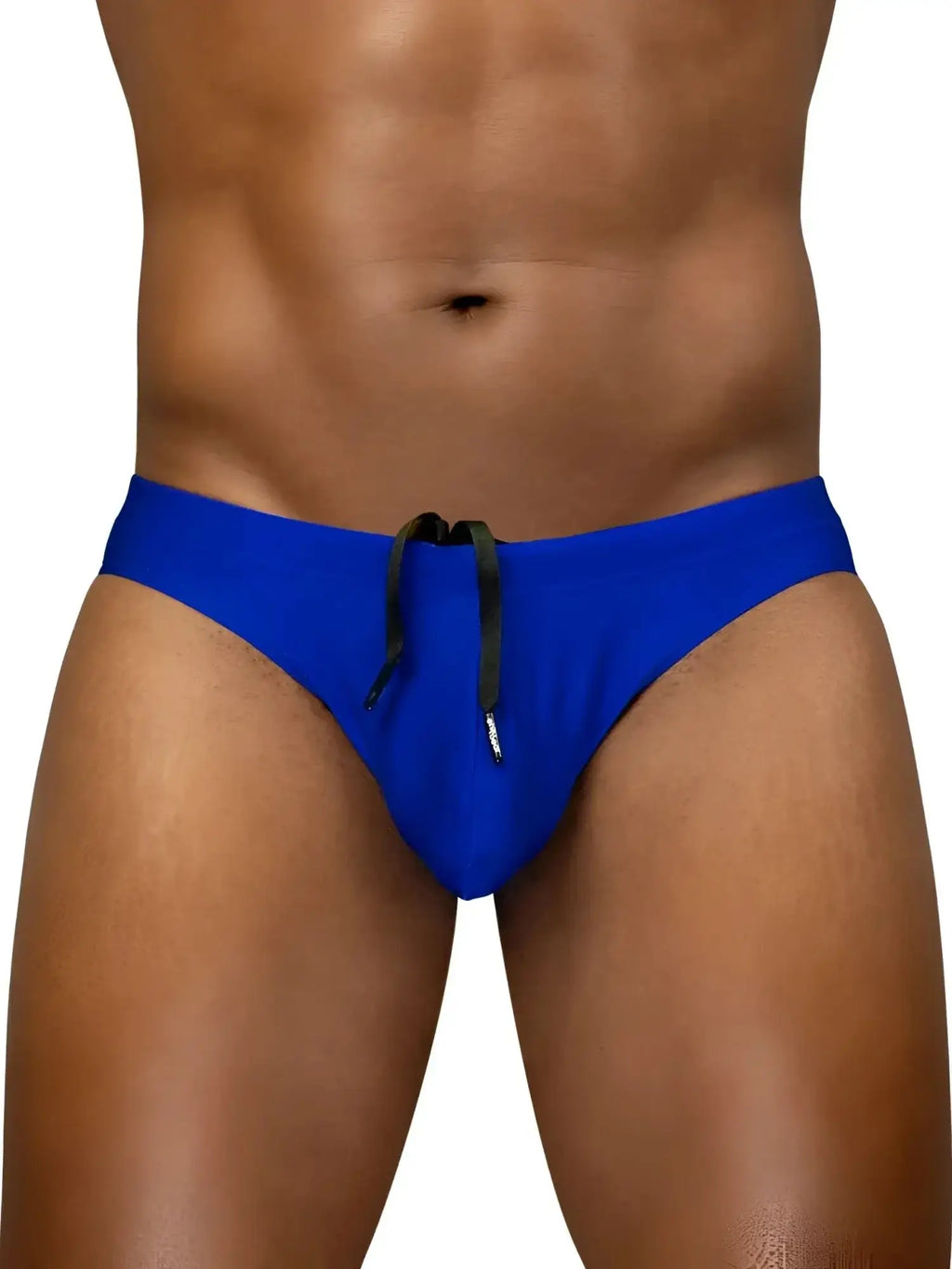 Front view of ErgoWear EW1835 X4D SW Swim Bikini in Skydiver blue.
