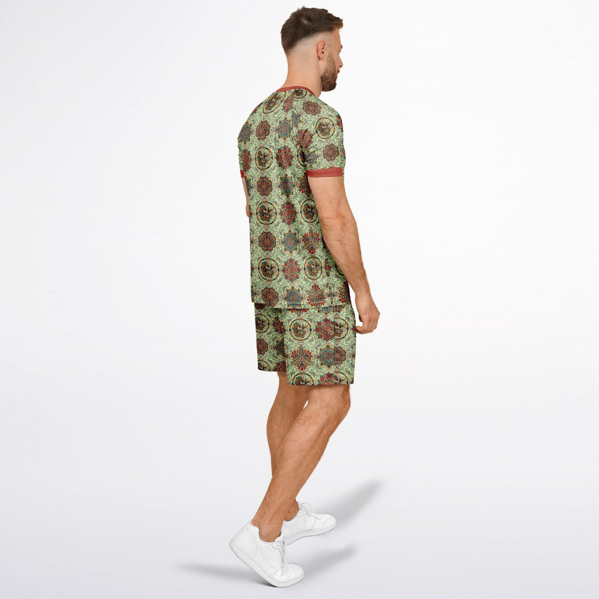 Maris Equi Mosaic Print Shorts and Top Set For Men
