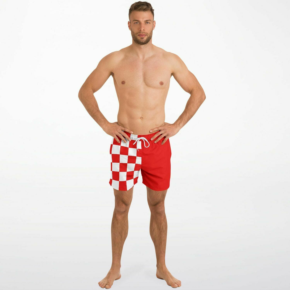 Maris Equi Signals Nautical Inspired Men's Swim Shorts - DANGER
