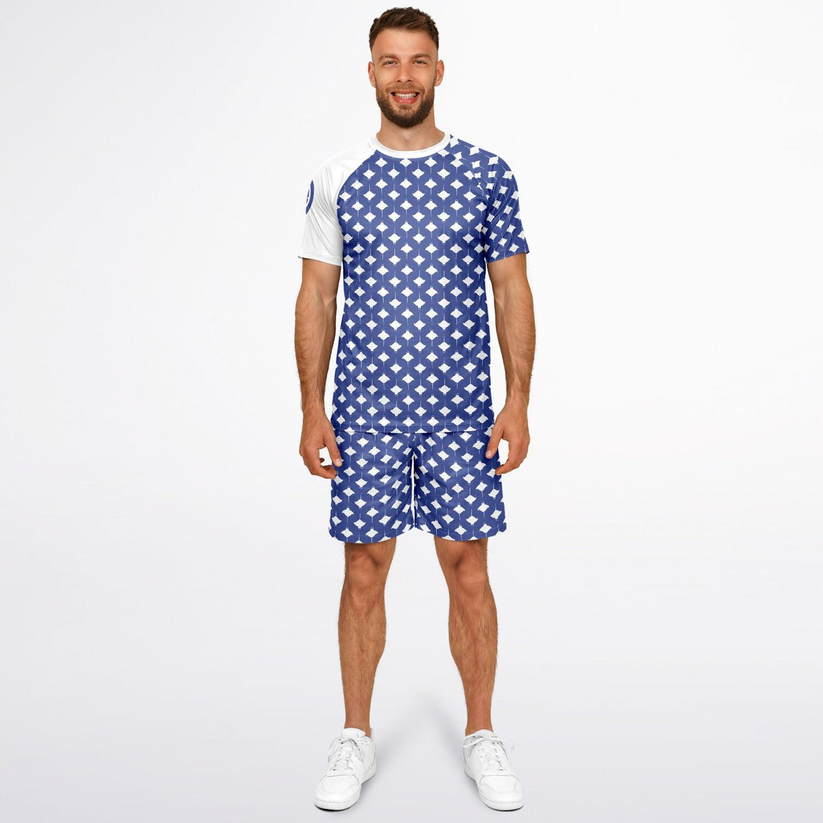 Maris Equi Manta Ray Print Top and Shorts For Men