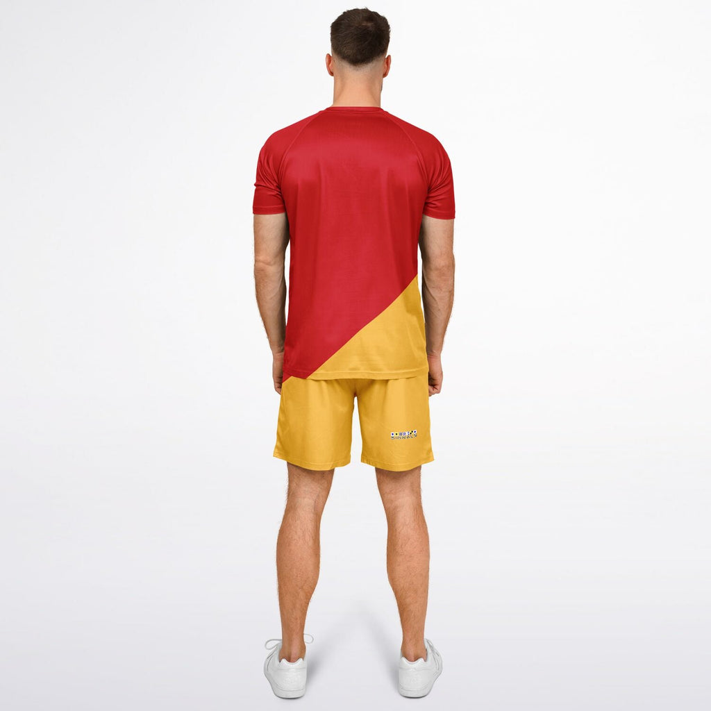 Maris Equi Signals "Man Overboard" Nautical Themed Shorts And Top Set for Men