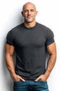 Ajaxx63 Faded Black Athletic Tri-blend Barefront