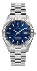JDM Inspiration Business Date Silver Blue 5 ATM