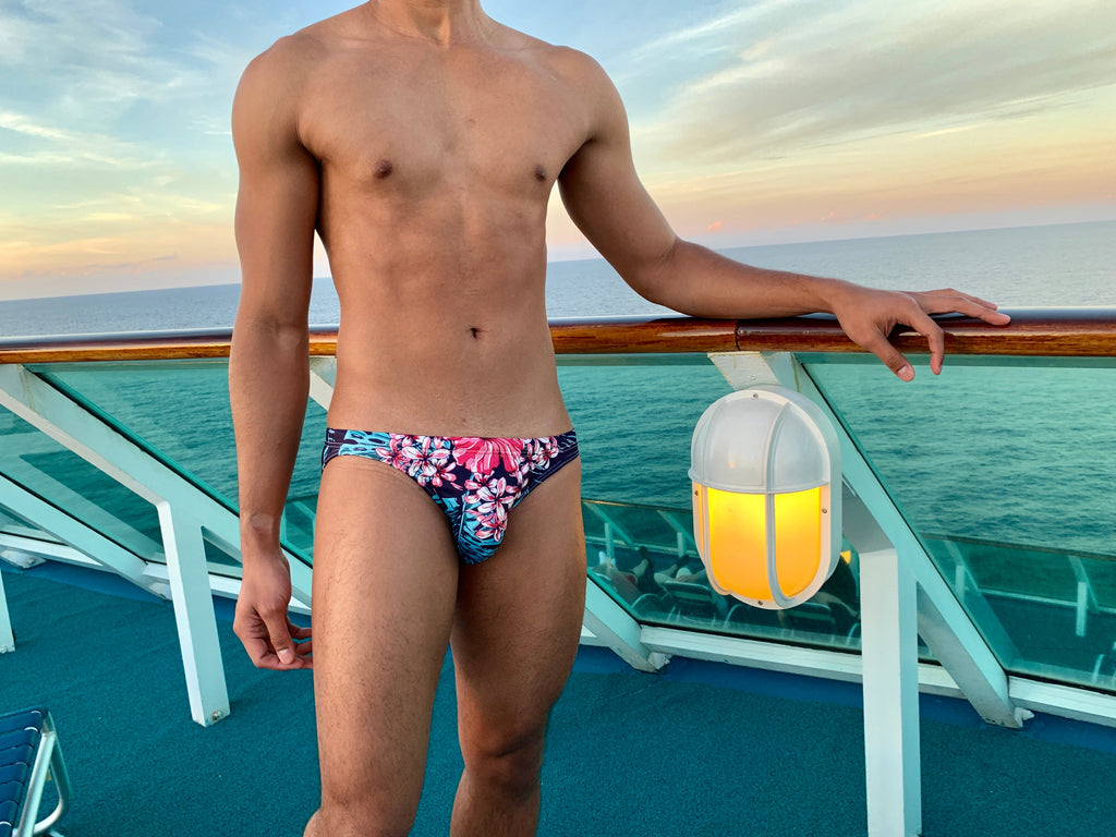 Maris Equi Floral Men's Swim Briefs