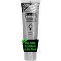 Silver tube of four seasons personal lubricant with a glowing black label that reads the tube that glows in the dark