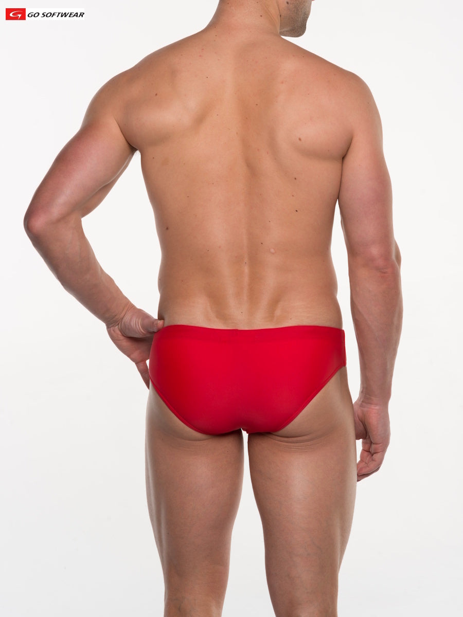 Go Softwear 4511 Men's Amalfi Bikini Swim - Geranium