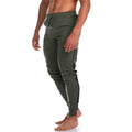 Olive green gigo atleta cargo joggers with side pockets and drawstring waistband for casual wear