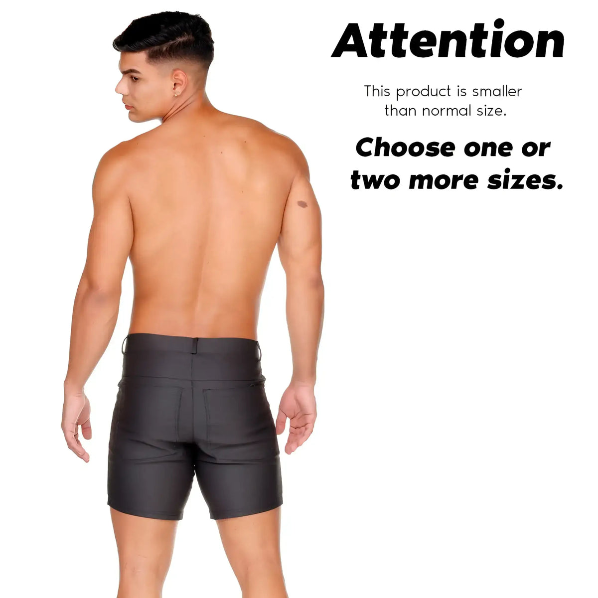 Gigo classic forever black short tailored shorts in black with sleek modern design and subtle stitching details