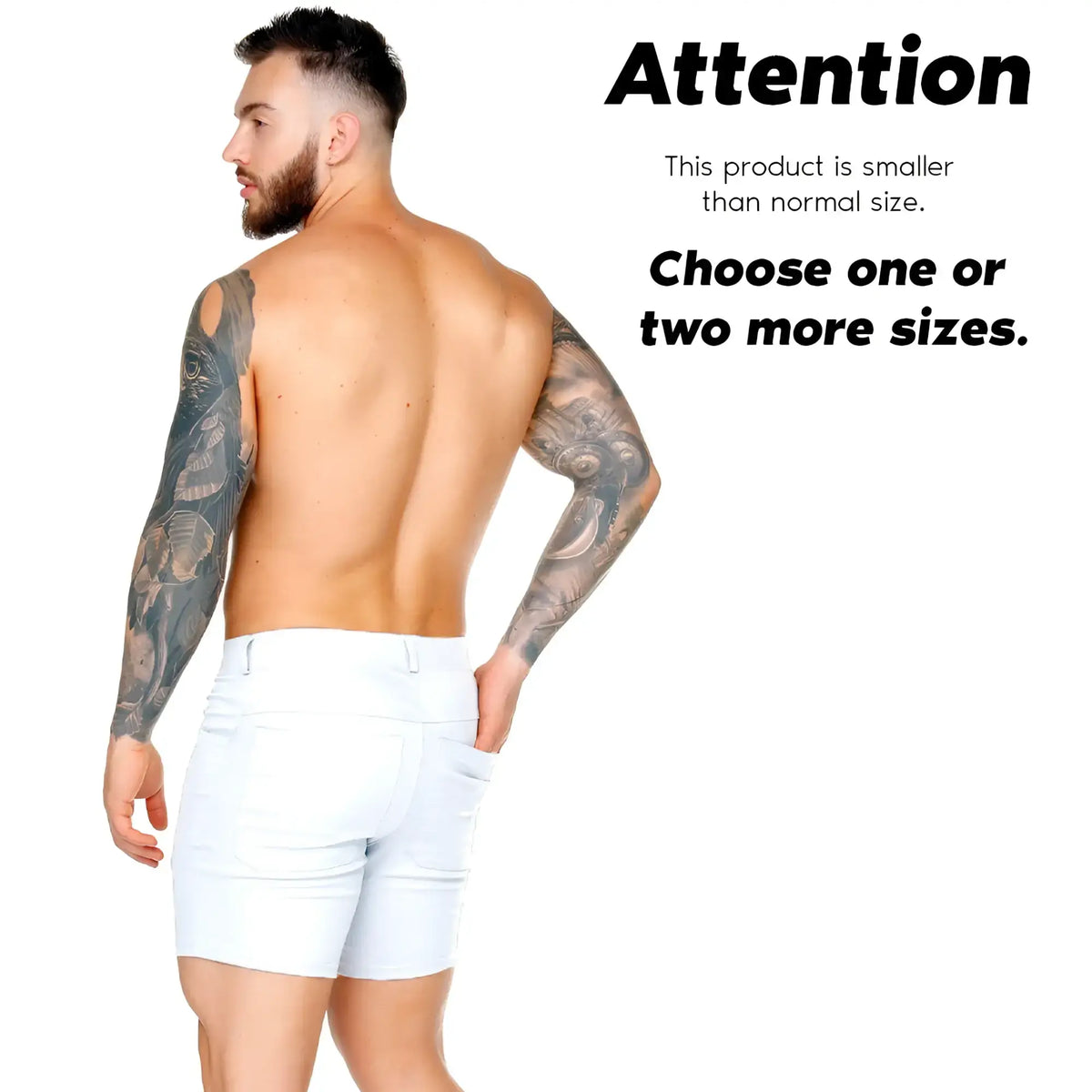 White denim shorts gigo classic forever white short front view made from durable cotton perfect for casual wear