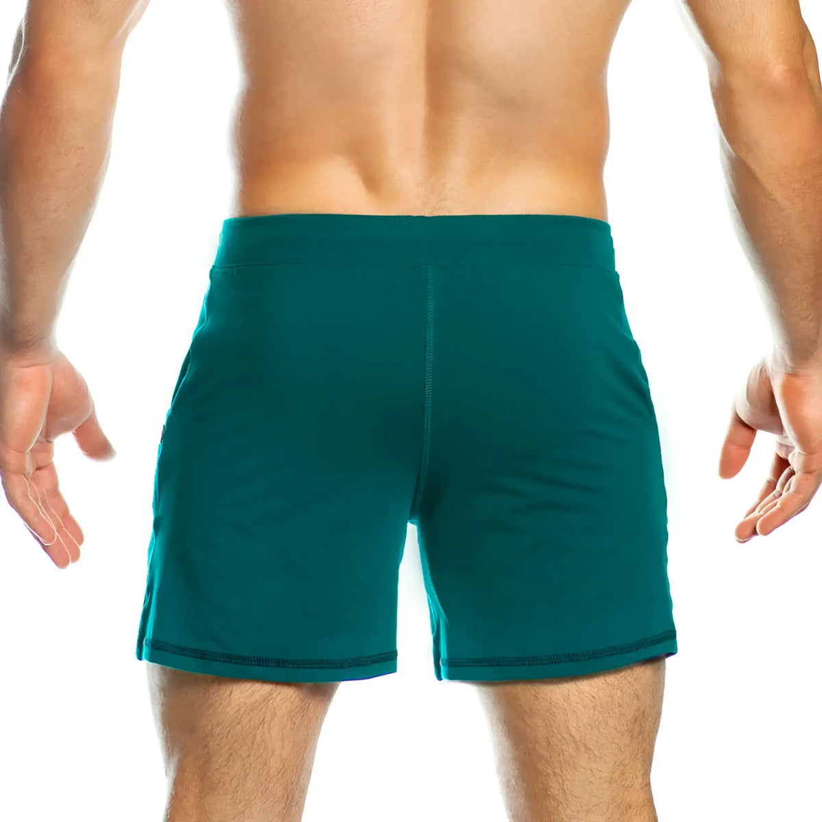 Teal athletic shorts gigo frozen green short with fitted waistband and ribbed hem perfect for workouts