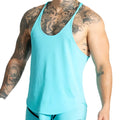 Gigo lemon blue tank turquoise ribbed tank top with scoop neckline and thin straps in soft fabric