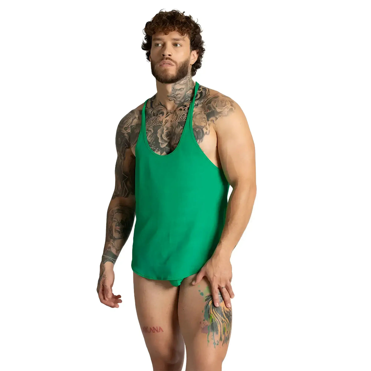 Green sleeveless tank top gigo lemon green tank made of lightweight breathable fabric for casual wear