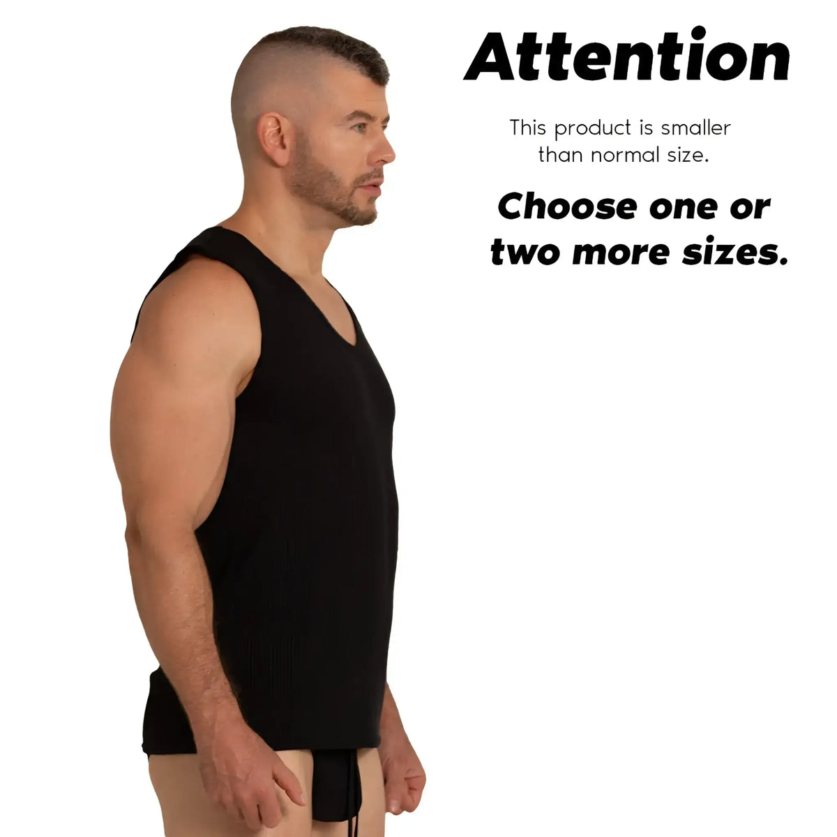 Black sleeveless tank top with v-neckline made from lightweight tissue fabric by Gigo perfect for summer wear