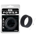 Black silicone cock sweller ring model gk power no 7 by chisa designed for adjustable enlargement use