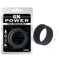 Black silicone cock sweller ring model gk power no 7 by chisa designed for adjustable enlargement use