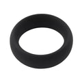 Black silicone ring with a smooth matte finish from GK Power Infinity Comfort in one size