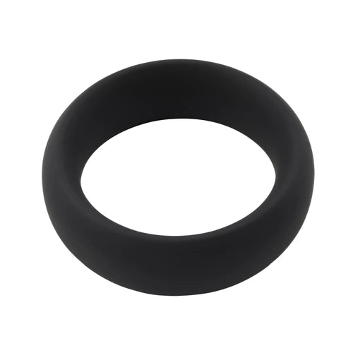 Black silicone ring with a smooth matte finish from GK Power Infinity Comfort in one size