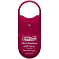 A magenta compact oral anesthetic spray with white doc johnson branding for goodhead sweet strawberry deep throat use