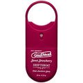 A magenta compact oral anesthetic spray with white doc johnson branding for goodhead sweet strawberry deep throat use