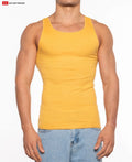 Go Softwear 4915 Men's Gold Coast Rib Tank Top - Daffodil