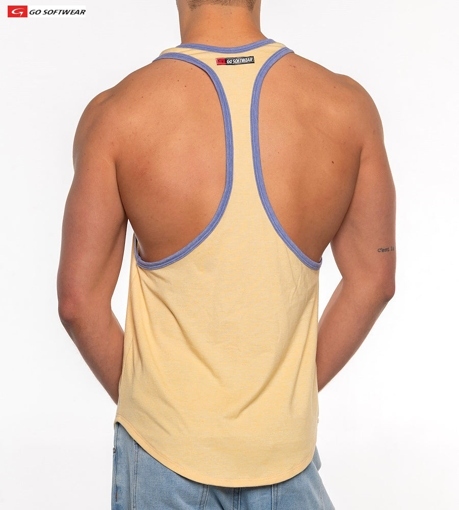 Go Softwear 4675 Men's Gold Coast Athletic Tank Top - Daffodil