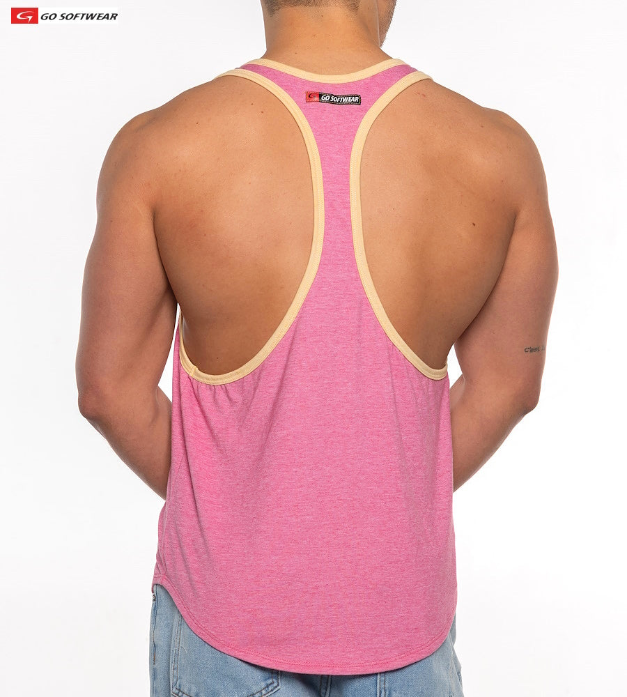 Go Softwear 4675 Men's Gold Coast Athletic Tank Top - Chateau Rose