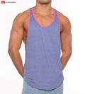 Go Softwear 4675 Men's Gold Coast Athletic Tank Top - Deep Periwinkle