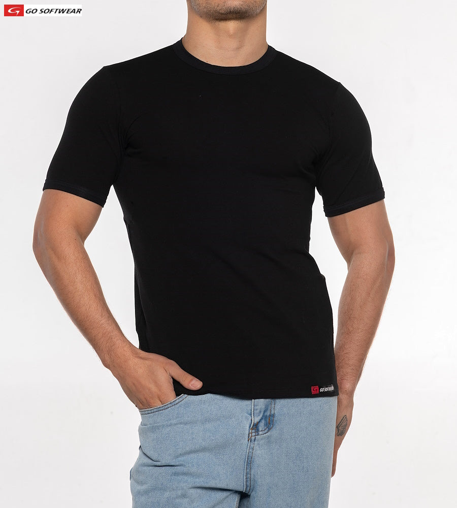 Go Softwear 2748 Men's No Sweat Tee - Black