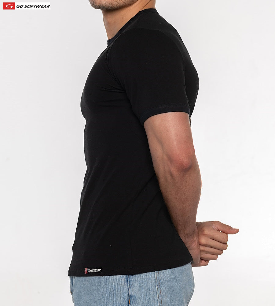 Go Softwear 2748 Men's No Sweat Tee - Black