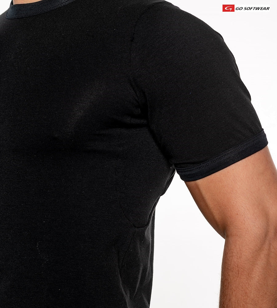 Go Softwear 2748 Men's No Sweat Tee - Black