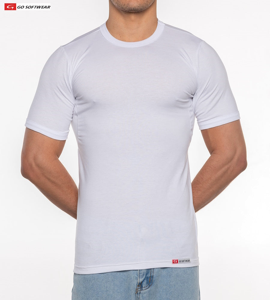 Go Softwear 2748 Men's No Sweat Tee - White