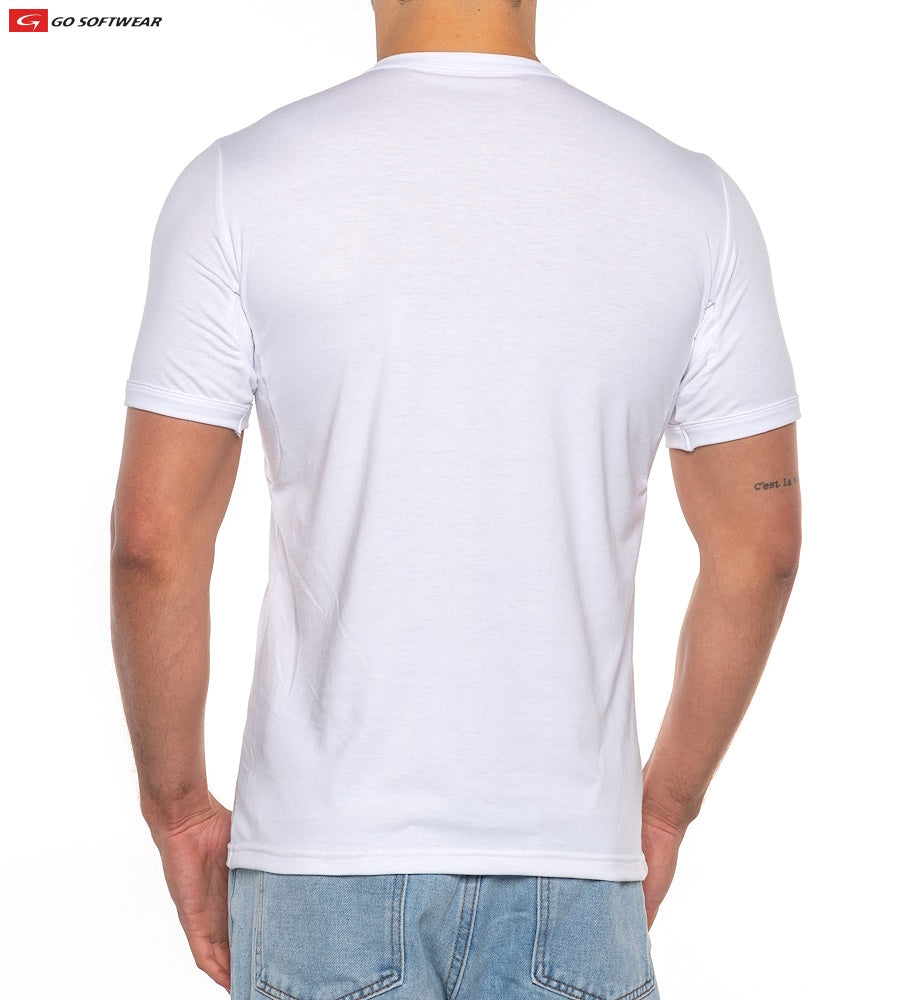Go Softwear 2748 Men's No Sweat Tee - White