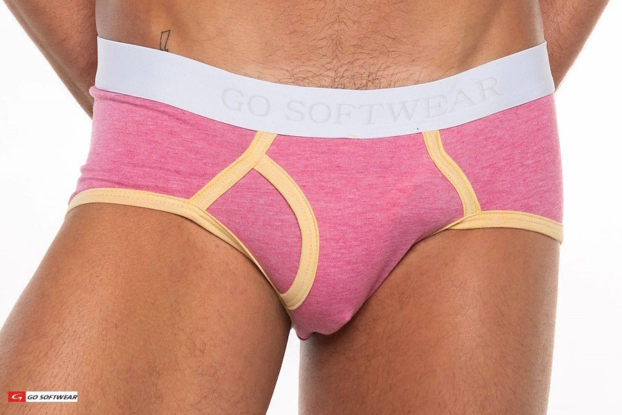 Go Softwear 4621 Men's Gold Coast Brief - Chateau Rose