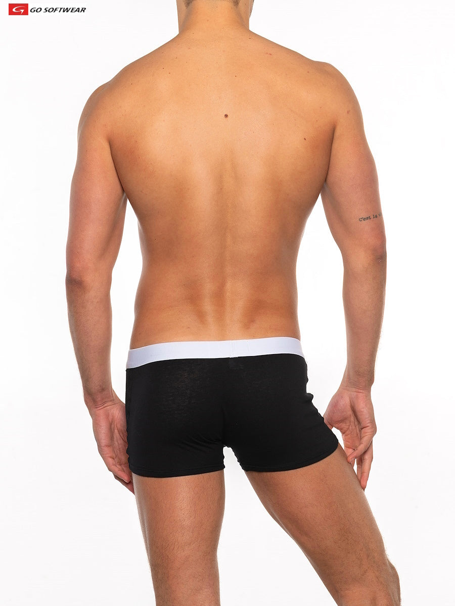 Go Softwear 2744 Men's Pouch Enhancer Trunk (Non-Padded) - Black