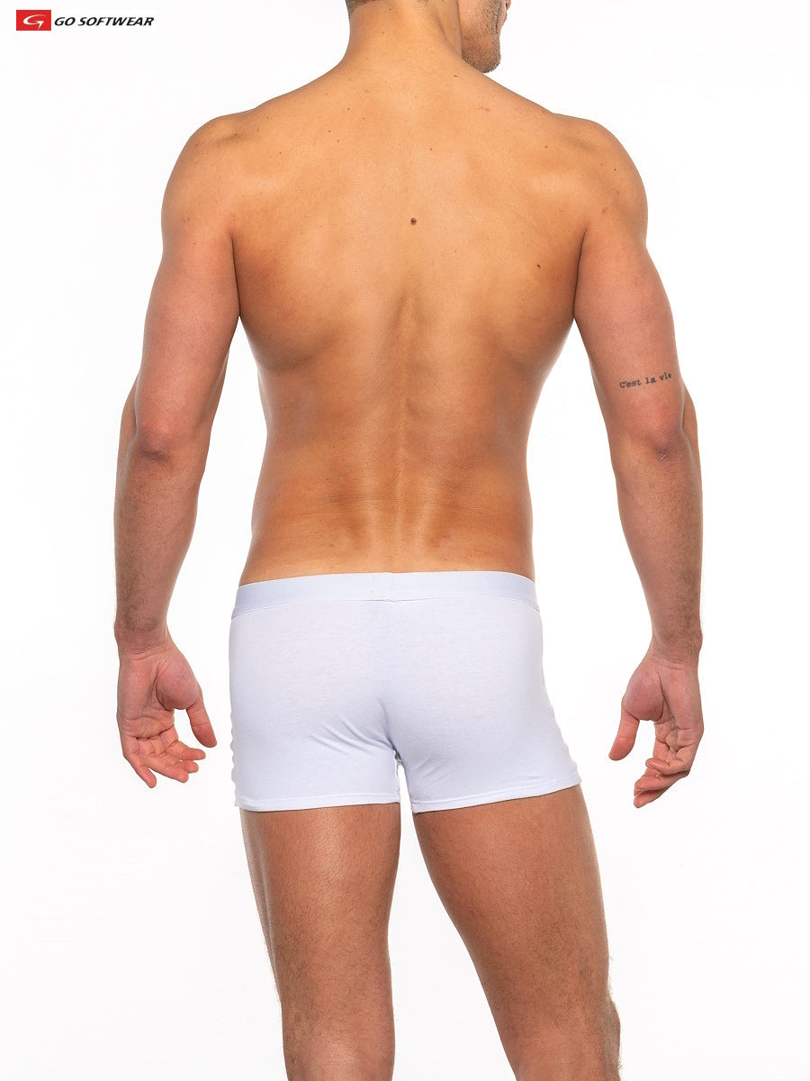 Go Softwear 2744 Men's Pouch Enhancer Trunk (Non-Padded) - White