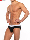 Go Softwear 2971 Men's Super Boost Padded Front Pouch Brief (33% more padding) - Black