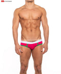 Go Softwear 2011 Men's Cal. Classic Lo Rise Brief - Fandango Pink/Deep Mint
