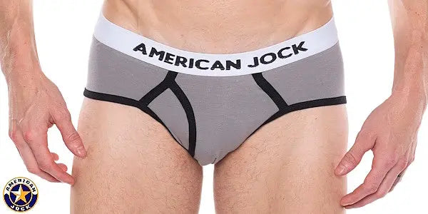 AMERICAN JOCK 8883 Men's Apex 5" Classic Brief Platinum