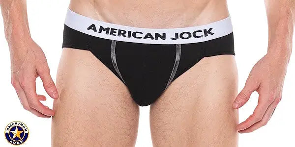 AMERICAN JOCK 8882 Men's Apex 2 ½" Aero Bikini Onyx