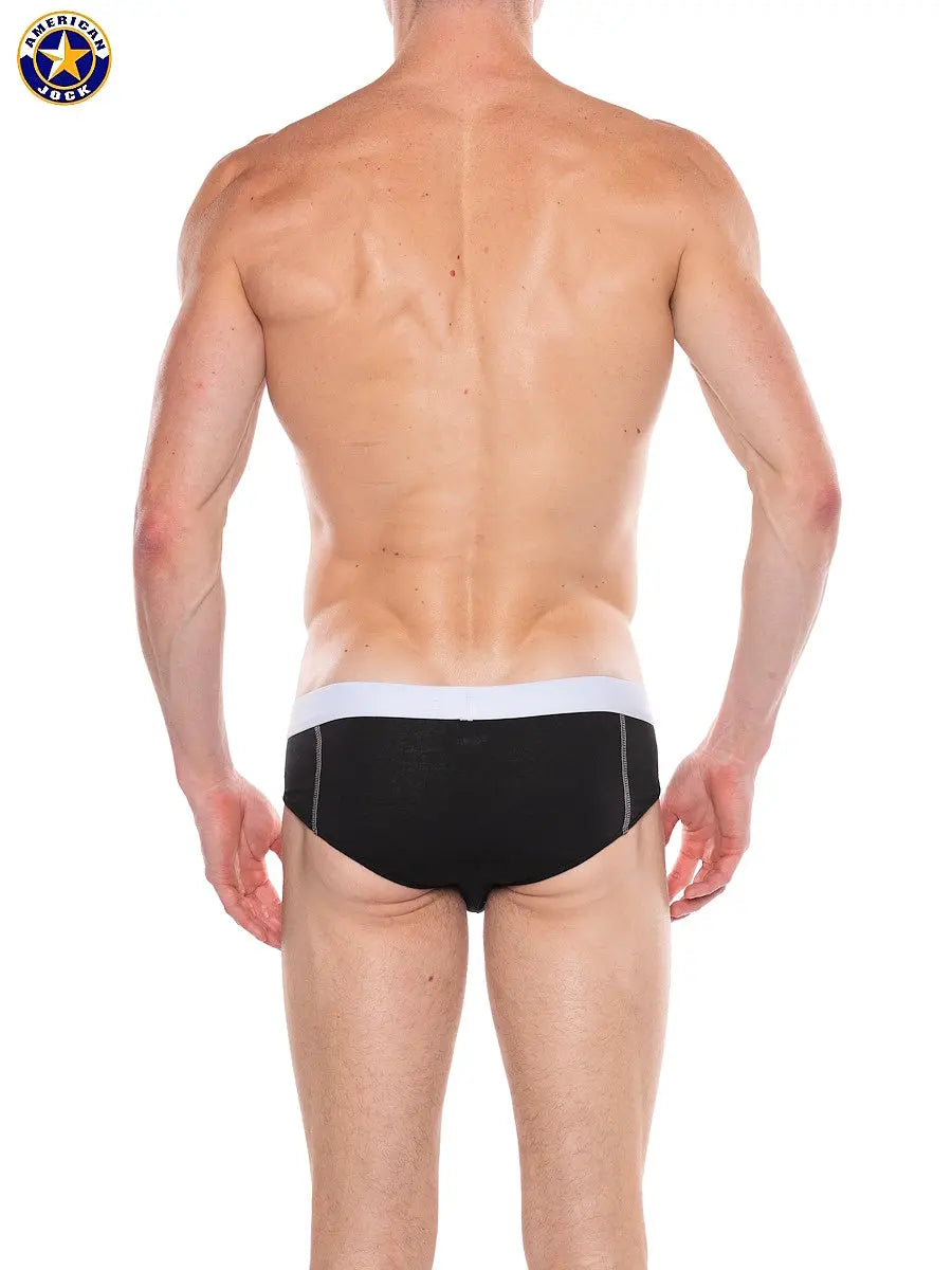 AMERICAN JOCK 8882 Men's Apex 2 ½" Aero Bikini Onyx