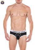 AMERICAN JOCK 8881 Men's Apex 4" Core Brief Onyx